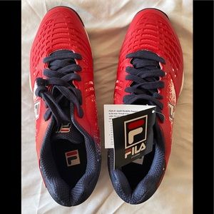 Men’s Fila Tennis/Pickle Ball Shoes. Hard Court Soles.